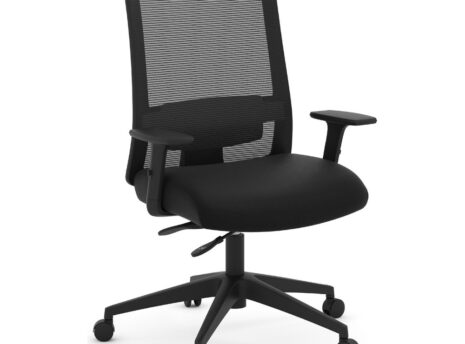 15301BLK3001 - NEXT MESH BK CHAIR W/ARM-BLK FRM/BKHZ3001/ST TV001